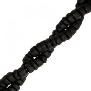 Coconut beads disc 6mm Black